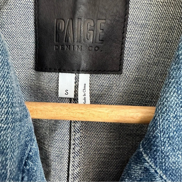 PAIGE Denim Zip Up Vest Size: Small - Picture 4 of 5